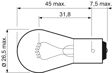 VALEO Bulb 10929623 Lamp Type: P21W, Voltage [V]: 12, Rated Power [W]: 21, Socket Type: BA15s 
Lamp Type: P21W, Voltage [V]: 12, Rated Power [W]: 21, Base design light bulb: BA15s
Cannot be taken back for quality assurance reasons! 3.