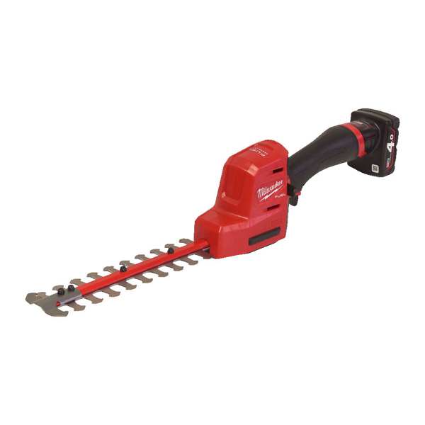 MILWAUKEE Enclosur cutter with battery 11413488 M12 FHT20-402 Cordless hedge trimmer 20cm (2x4.0Ah/12V), 2 M12 B4 batteries (12V 4.0Ah), C12 C charger 1.