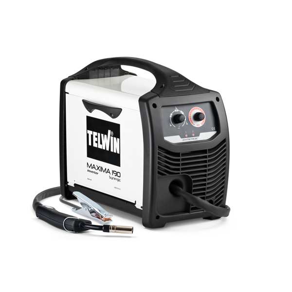 TELWIN Inverter-Schweißmaschine 333079 MMA/TIG-Wechselrichter, 230 V, 3,2 kW/22A Stromverbrauch, 20-170A ausgehender Strom, 86% Effizienz, 0,7 Cospfi, 0,6-0,8 mm Stahl, 0,8-1 Alu Draht