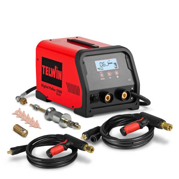 TELWIN Spot welding machine 333101 To drag dents, 230V, 10.5kW power consumption, 3800A outgoing current, 0.8 cospfi