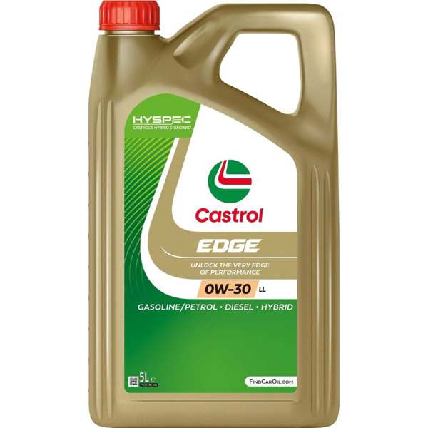 CASTROL Motor oil 11421224 EDGE 0W-30 LL, 5l, synthetic