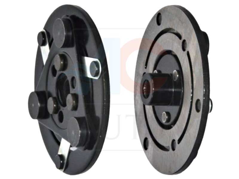 ACAUTO Magnetic clutch disc 11429614 Manufacturer restriction: SANDEN. Compressor ID: SD5C12. SD5H09. SD6C12. SD6V10. SD6V12. SD709. SD7C16. SD7H13. SD7H15. SD7V16. Outer diameter [mm]: 105. Height [mm]: 28. Tool holder height [mm]: 14 1.