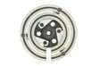 ACAUTO Magnetic clutch disc 11429494 Manufacturer restriction: CALSONIC. Compressor ID: CSV. CVW. Outer diameter [mm]: 110. Height [mm]: 19. Tool holder height [mm]: 10 4.