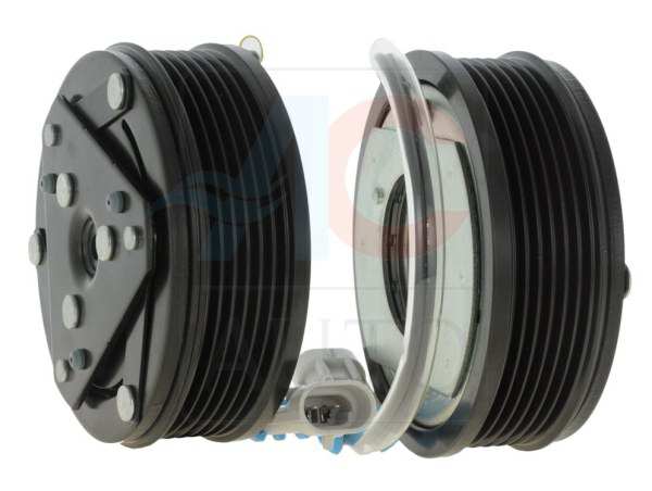 ACAUTO Magnetic clutch for air conditioning compressor 11429739 Manufacturer restriction: DELPHI. Compressor ID: CVC. Diameter 1/2 [mm]: 109. 105. For wheel bearing diameter [mm]: 35. 50. Thrust bearing height [mm]: 20 1.