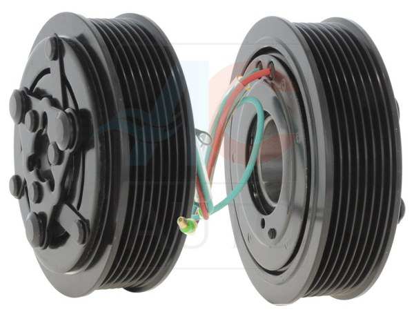 ACAUTO Magnetic clutch for air conditioning compressor 11430009 Manufacturer restriction: KEIHIN. Compressor ID: HS-110R. Diameter 1/2 [mm]: 112. 108. For wheel bearing diameter [mm]: 35. 50. Thrust bearing height [mm]: 20 1.