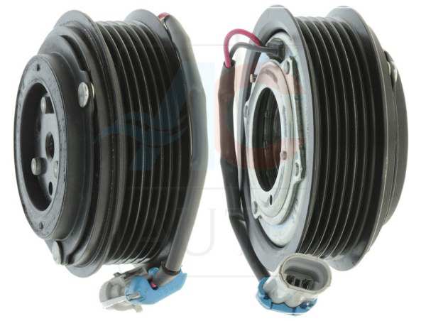 ACAUTO Magnetic clutch for air conditioning compressor 11429732 Manufacturer restriction: DELPHI. Compressor ID: QS90. Diameter 1/2 [mm]: 103. 94. For wheel bearing diameter [mm]: 32. 47. Thrust bearing height [mm]: 18 1.