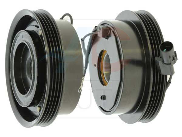 ACAUTO Magnetic clutch for air conditioning compressor 11429977 Manufacturer restriction: HALLA. Compressor ID: 10PA. Diameter 1/2 [mm]: 126. 123. Wheel bearing for diameter [mm]: 30. 52. Thrust bearing height [mm]: 22 1.