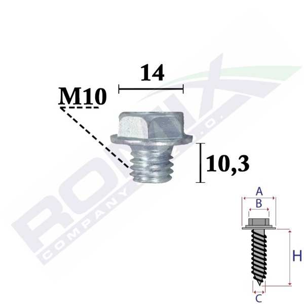 ROMIX Oil sump 11430491 5 pcs/pack