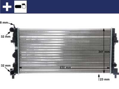 BEHR HELLA SERVICE Radiator