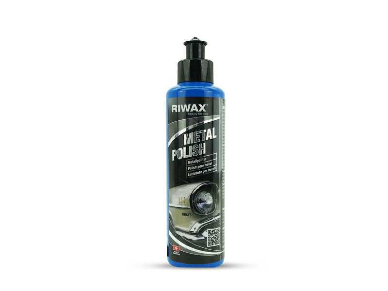 RIWAX Chromreiniger 11435360 Metal Polish - Chromglanz, 250ml. Reinigt und poliert Aluminium, Rohmetalle und verchromte Oberflächen zu Hochglanz. Hinterlässt keine Streifen oder Rückstände. Besonders geeignet für Motorräder.
Kann aus Gründen der Qualitätssicherung nicht zurückgenommen werden!