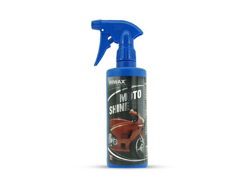 RIWAX Motorrad-Reiniger 11435380 Moto Shine - Motorradpflege- und Glanzspray, 500ml. Pflege- und Schutzspray für alle Zweiradfahrzeuge. Schützt und konserviert Chrom, Kunststoff, Plexiglas und andere Oberflächen und verleiht ihnen neuen Glanz. Moto Shine ist wasser- und schmutzabweisend.
Kann aus Gründen der Qualitätssicherung nicht zurückgenommen werden!