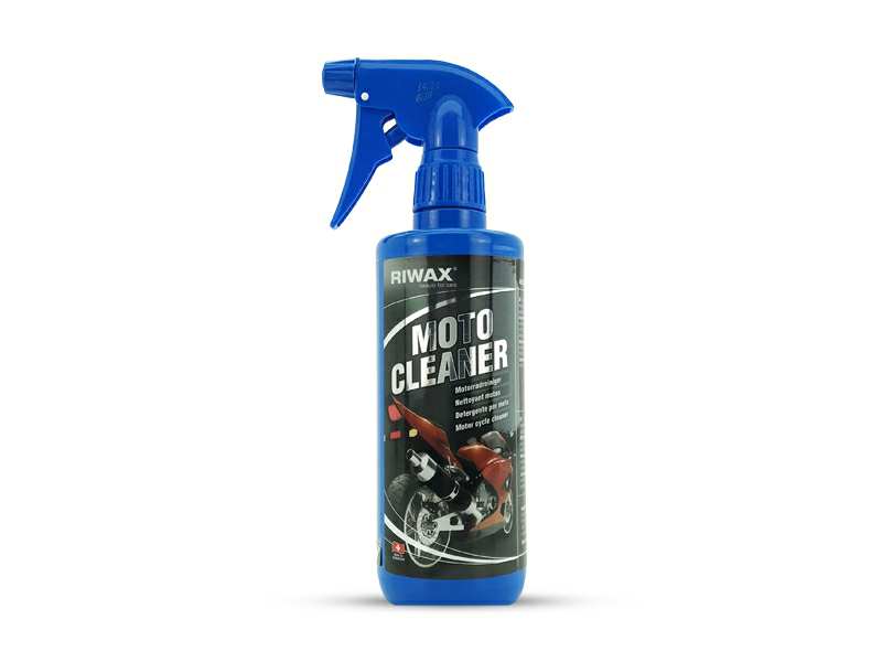 RIWAX Motorrad-Reiniger 11435381 Moto Cleaner - Motorradreiniger, 500ml. Universeller Reiniger für Zweiräder (Motorräder usw.) mit Korrosionsschutz. Löst und entfernt alle Arten von Schmutz, besonders effektiv bei öligen und fettigen Verschmutzungen.
Kann aus Gründen der Qualitätssicherung nicht zurückgenommen werden!