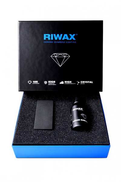 RIWAX Keramikbeschichtung 11435419 Cerano Diamond Coating SET - Riwax Diamant Keramikset. Bietet maximalen Schutz gegen schädliche Einflüsse wie Vogelkot, Insektenreste und UV-Strahlung. Widersteht dauerhaft chemischen Waschmitteln, sodass im Gegensatz zu anderen Keramikbeschichtungen keine pH-neutralen Reiniger erforderlich sind. Das Set enthält: 1 Cerano Diamond Coating 50ml, 1 Applikatorblock, 3 Applikatortücher, 2 Mikrofasertücher, 1 Paar Gummihandschuhe.
Kann aus Gründen der Qualitätssicherung nicht zurückgenommen werden!