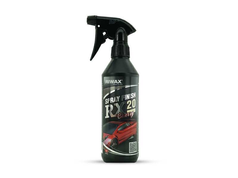 RIWAX Wachs 11435456 RX 20 "CHERRY" Spray Finish - Kirschwachsreiniger, 500ml. Enthält spezielles Wachs. Auf allen Oberflächen anwendbar. Reinigt ohne Wasser, schützt und verleiht neuen Glanz. Geeignet zur Reinigung der Oberfläche vor dem Wachsen oder Polieren, zum Befeuchten der Polierpaste während des Polierens und zum Entfernen von Polierspuren nach dem Polieren. Auch für Plexi- und Acrylglas geeignet. Silikonfrei.
Kann aus Gründen der Qualitätssicherung nicht zurückgenommen werden!