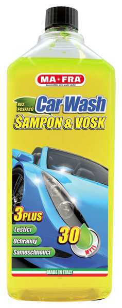 MA-FRA Autoshampoo 11435756 Car Wash - Wachs-Autoshampoo, 1000ml. Reinigt und poliert die Karosserie, verleiht Glanz. Bildet eine Wachsschicht und der Hydro-Speed-Effekt lässt Wasser bis zu 25 Wäschen abperlen.
Kann aus Gründen der Qualitätssicherung nicht zurückgenommen werden!