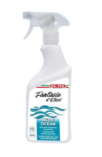 MA-FRA Eurofresh  fresher 11435782 Fantasie di Elisir, 500ml - OCEAN scent. Super concentrated air fresheners neutralize unpleasant odors with essential oils.
Cannot be taken back for quality assurance reasons!