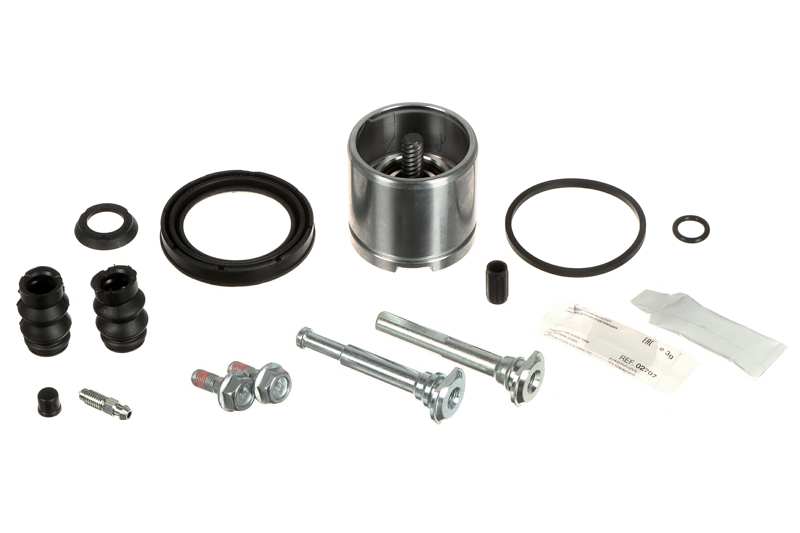 AUTOFREN SEINSA Reparatursatz. Bremssattel 11402802 Vorderachse
Einbauposition: Vorderachse, Durchmesser [mm]: 57, Bremssystem: BOSCH, Vollsatz: , Version: PISTON KIT+GUIDEPINS, WITH MECHANISM