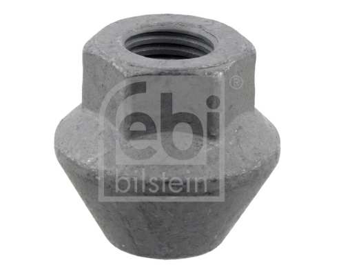 SWAG/FEBI Wheel nut 10541405 4 pcs/pack, front, rear, m 12 x 1.5, key opening: 19
Rims: for light alloy rims, for steel rims, Thickness [mm]: 26,5, Outer Diameter [mm]: 28, Internal Thread Size: M12 x 1,5, Quality/ Grade: 10, Spanner Size: 19, Bolt Head-/Nut Design: Male Hex, Wheel Fastening: Conical Seat F, Material: Steel, Surface: Zinc-coated, Supplementary Article/Info 2: without lid, Fitting Position: Front Axle, Rear Axle, Observe service information: