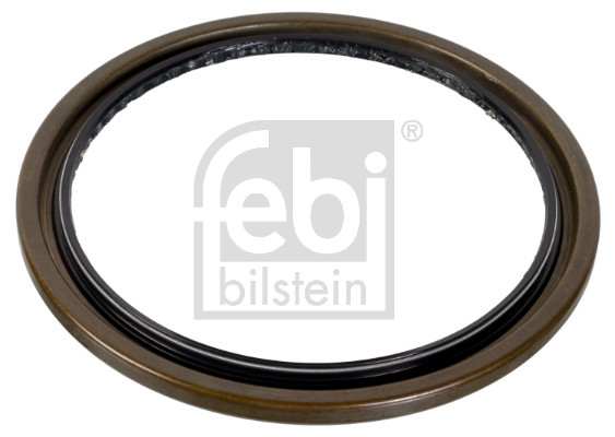 SWAG/FEBI Wheel hub seal 10544735 Fitting Position: Rear Axle, Height 1 [mm]: 8, Outer Diameter 1 [mm]: 175, Inner Diameter 1 [mm]: 145, Material: NBR (nitrile butadiene rubber), Dust Cover: with dust lip 1.