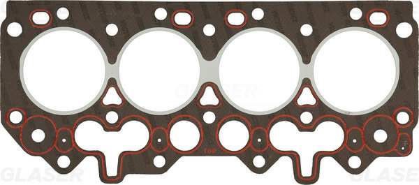 GLASER Cyilinder head gasket 10641022 Thickness: 1.7 mm
Thickness [mm]: 1,6, Diameter [mm]: 92, Number of Holes: 0