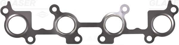 GLASER Abgasleitungsdichtung 10549369 Material: Stahl, Dichtungsbauart: Metall-Lagen-Dichtung, Dicke/Stärke [mm]: 1