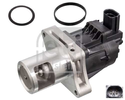 SWAG/FEBI EGR valve 11095736 Number of connectors: 5, Supplementary Article/Supplementary Info: with gaskets/seals