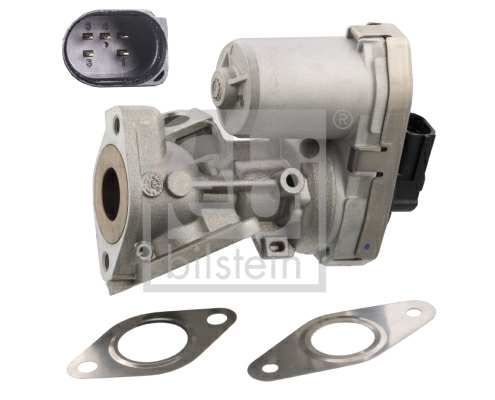 SWAG/FEBI EGR valve 11095726 Number of connectors: 5, Operating Mode: Electric, Supplementary Article/Supplementary Info: without EGR cooler, with gaskets/seals