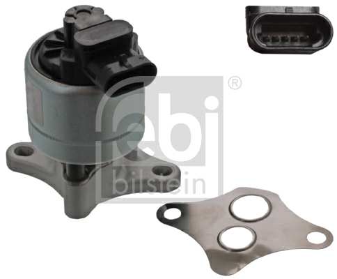 SWAG/FEBI EGR valve 11095794 Number of connectors: 5, Operating Mode: Electric, Supplementary Article/Supplementary Info: with seal