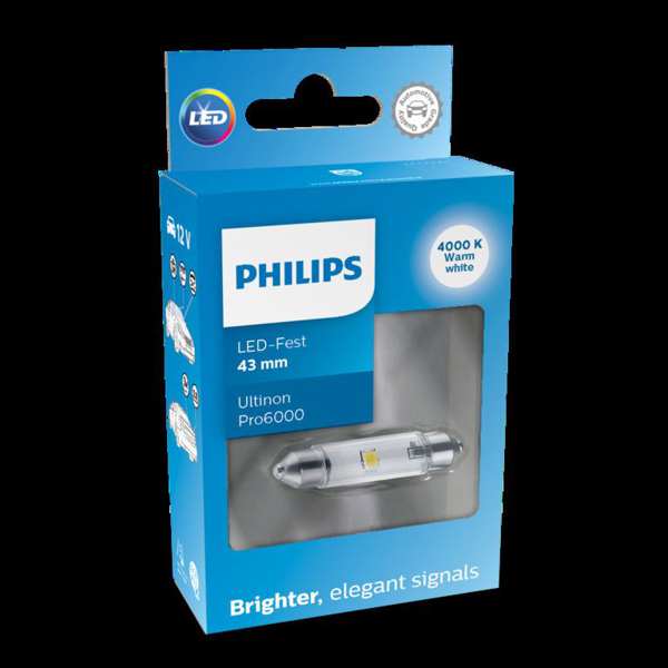 PHILIPS LED-Glühbirne 11430757 Nicht für den Straßenverkehr zugelassen! LED FESTOON 43MM 11866 WU70 12V, 1-teilig
Kann aus Gründen der Qualitätssicherung nicht zurückgenommen werden!