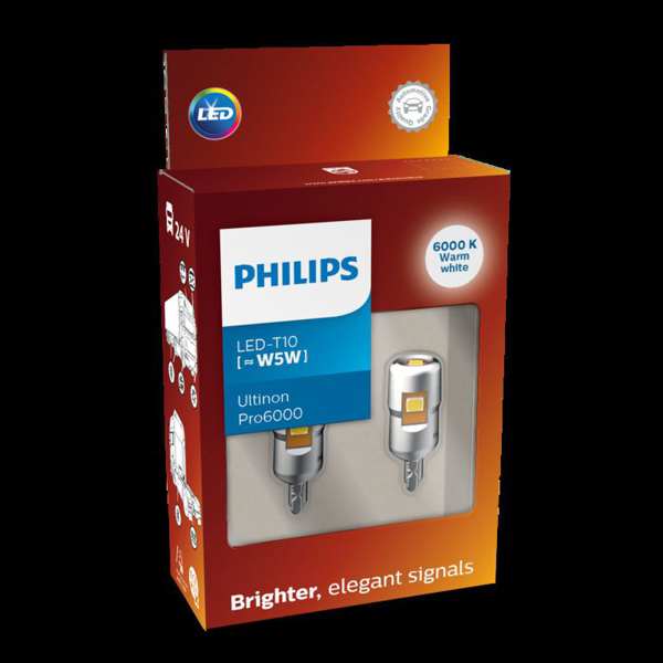 PHILIPS LED-Glühbirne 11430771 Nicht für den Straßenverkehr zugelassen! LED W5W 24961 CU70 24V, 2-teilig
Kann aus Gründen der Qualitätssicherung nicht zurückgenommen werden!