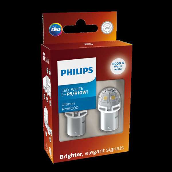 PHILIPS LED-Glühbirne 11430764 Nicht für den Straßenverkehr zugelassen! LED R5W/R10W 24805 CU70 12/24V, 2-teilig
Kann aus Gründen der Qualitätssicherung nicht zurückgenommen werden!