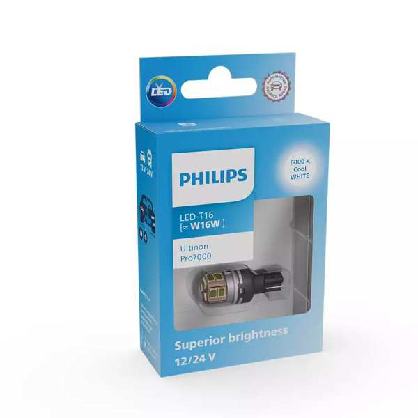 PHILIPS LED-Glühbirne 11430765 Nicht für den Straßenverkehr zugelassen! LED W16W 11067 CU70 12/24V, 1-teilig
Kann aus Gründen der Qualitätssicherung nicht zurückgenommen werden! 1.