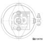 SWAG/FEBI Air brake cylinder 11097295 Piston Rod Length [mm]: 200, Piston Rod Thread: M16 x 1,5, Internal Thread Size: M16 x 1,5, Distance between fastening bolts [mm]: 76, Supplementary Article/Supplementary Info: Round hole clevis design, Normal stroke version, Stroke [mm]: 64, Brake Type: Drum Brake, Parameter: Typ 12, Supplementary Article/Info 2: with fastening material 2.