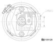 SWAG/FEBI Air brake cylinder 11097304 Piston Rod Length [mm]: 15, Internal Thread Size: M16 x 1,5, Distance of fastening bolts [mm]: 120, Stroke [mm]: 64, Brake Type: Disc Brake, Parameter: Typ 16 / 24, Supplementary Article/Supplementary Info: with attachment material, Observe service information: 2.