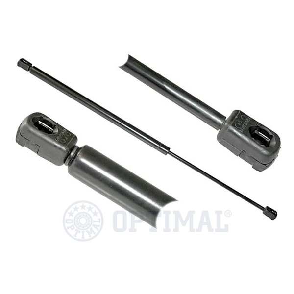 OPTIMAL Gasfeder 10261044 Hub [mm]: 230, Ausschubkraft [N]: 250, Länge über Alles [mm]: 600, Gehäusedurchmesser [mm]: 18, Durchmesser 1 [mm]: 8