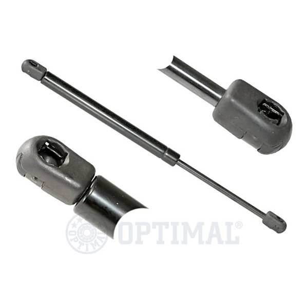 OPTIMAL Gasfeder 10261380 Hub [mm]: 130, Ausschubkraft [N]: 230, Länge über Alles [mm]: 356, Gehäusedurchmesser [mm]: 15, Durchmesser 1 [mm]: 6