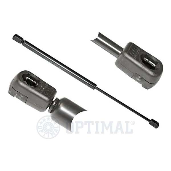 OPTIMAL Gasfeder 10261218 Hub [mm]: 184, Ausschubkraft [N]: 420, Länge über Alles [mm]: 475, Gehäusedurchmesser [mm]: 18, Durchmesser 1 [mm]: 8
