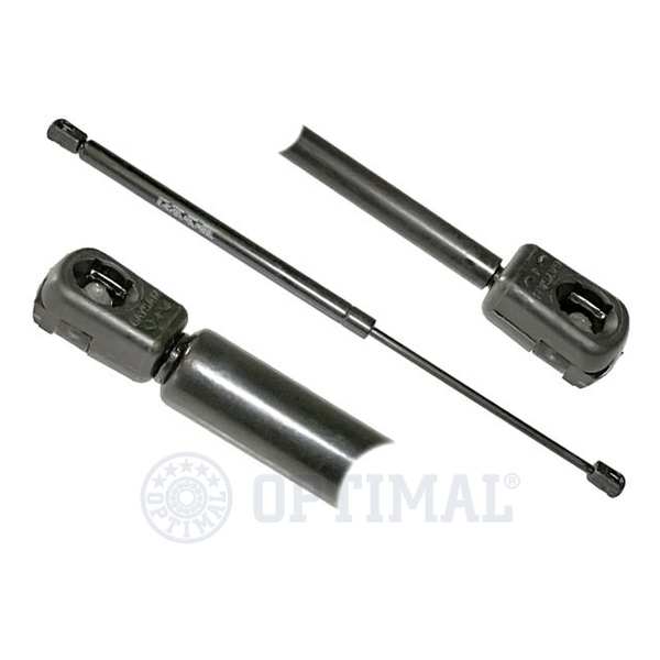 OPTIMAL Gasfeder 10261004 Hub [mm]: 200, Ausschubkraft [N]: 460, Länge über Alles [mm]: 502, Gehäusedurchmesser [mm]: 18, Durchmesser 1 [mm]: 8, Styling: ohne Spoiler
