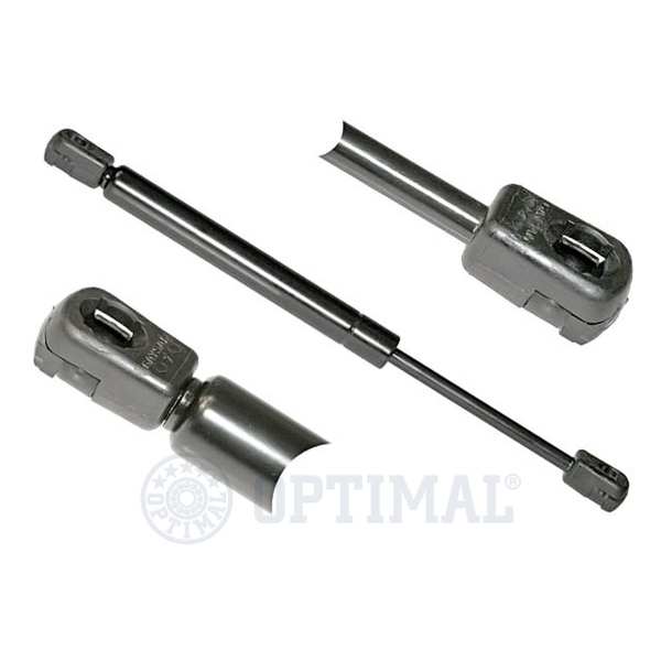 OPTIMAL Gasfeder 10261168 Hub [mm]: 95, Ausschubkraft [N]: 290, Länge über Alles [mm]: 280, Gehäusedurchmesser [mm]: 18, Durchmesser 1 [mm]: 8