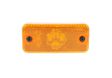VIGNAL Seitenmarkierungsleuchte 157367 Anschlusstechnik: AMP-JPT, Spannung [V]: 12, 24, Breite [mm]: 110, Höhe [mm]: 50, Tiefe [mm]: 18, Lampenart: W5W 
Breite [mm]: 110, Höhe [mm]: 50, Tiefe [mm]: 18, Montageart: Einbau, Bolzenabstand [mm]: 84, Lampenart: W5W, Leuchtefunktion: mit Rückstrahllicht, Ergänzungsartikel/Ergänzende Info: mit lampenträger, Lichtscheibenfarbe: gelb, Anschlusstechnik: AMP-JPT, Spannung [V]: 12, 24, Nennspannung [V]: 12, 24 3.