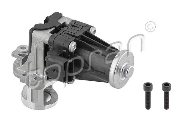 HANS-PRIES EGR valve 11020564 Operating Mode: Electric, Number of pins: 5, Supplementary Article/Info 2: with bolts/screws, Number of bolts/screws: 2, Observe the vehicle manufacturer specifications: , New Part: , Used part return not required: , Supplementary Article/Supplementary Info: with seal