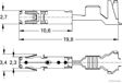 ELPARTS Leitungsverbinder 10274878 50 Stk je Packung
Herstellereinschränkung: TE Connectivity, Steckerausführung: Flachsteckhülse, Steckhöhe [mm]: 0,6, Oberfläche: verzinnt, Querschnitt [mm2] von: 1, Querschnitt [mm2] bis: 1,5, Steckbreite [mm]: 1,6, nur in Verbindung mit: ELA, Temperaturbereich von [°C]: -40, Temperaturbereich bis [°C]: +130 2.