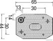 ELPARTS Umrißleuchte 10755366 Spannung [V]: 12, Anschlusstechnik: DC (Double Click), Breite [mm]: 44, Höhe [mm]: 65, Tiefe [mm]: 23, Lichtscheibenfarbe: rot, weiß, Lampenart: C5W, Kabellänge [mm]: 500, Montageart: Anbau, Ergänzungsartikel/Ergänzende Info 2: ohne Anschlussteile 4.