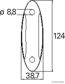 ELPARTS Umrißleuchte 10755456 Breite [mm]: 38,7, Höhe [mm]: 124, Tiefe [mm]: 32, Lichtscheibenfarbe: rot, weiß, Leuchten-Bauart: LED, Kabellänge [mm]: 500, Spannung [V]: 24, Leistungsaufnahme [W]: 1 4.