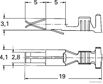 ELPARTS Leitungsverbinder 10897005 50 Stk je Packung
Herstellereinschränkung: TE Connectivity, Steckerausführung: Flachsteckhülse, Oberfläche: verzinnt, Steckhöhe [mm]: 0,8, Querschnitt [mm2] von: 0,5, Querschnitt [mm2] bis: 1,5, Steckbreite [mm]: 2,8 2.