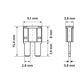 LAMPA Sicherungssatz 11439384 10-teilig, 12/32V, MICRO, 1 x 5 A - 1 x 7,5 A - 2 x 10 A - 2 x 15 A - 2 x 20 A - 1 x 25 A - 1 x 30 A 3.