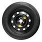 LAMPA Spare wheel kit 11442249 Steel - 125/80-15 - Compact spare wheel set, contents: 1 compact spare wheel with tires already installed, 1 vehicle-specific jack, 1 wrench for unscrewing the screws, 1 pair of gloves, 1 fabric bag 4.