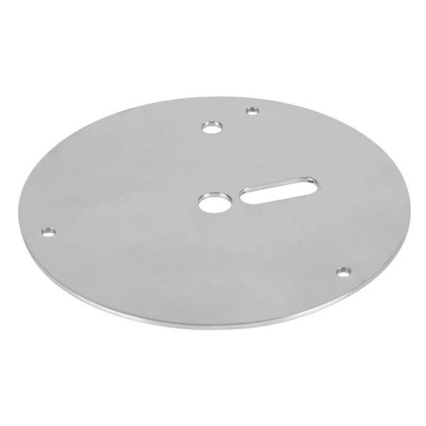 LAMPA Halter, Rundumkennleuchte 11440324 Runde Konsole - 145 mm Durchmesser, Edelstahl 1.