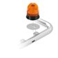 LAMPA Halter, Rundumkennleuchte 11440324 Runde Konsole - 145 mm Durchmesser, Edelstahl 2.