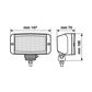 LAMPA Fog Lamp (Universal) 11441151 H3 , 12V, 55W, Approval: E 2.